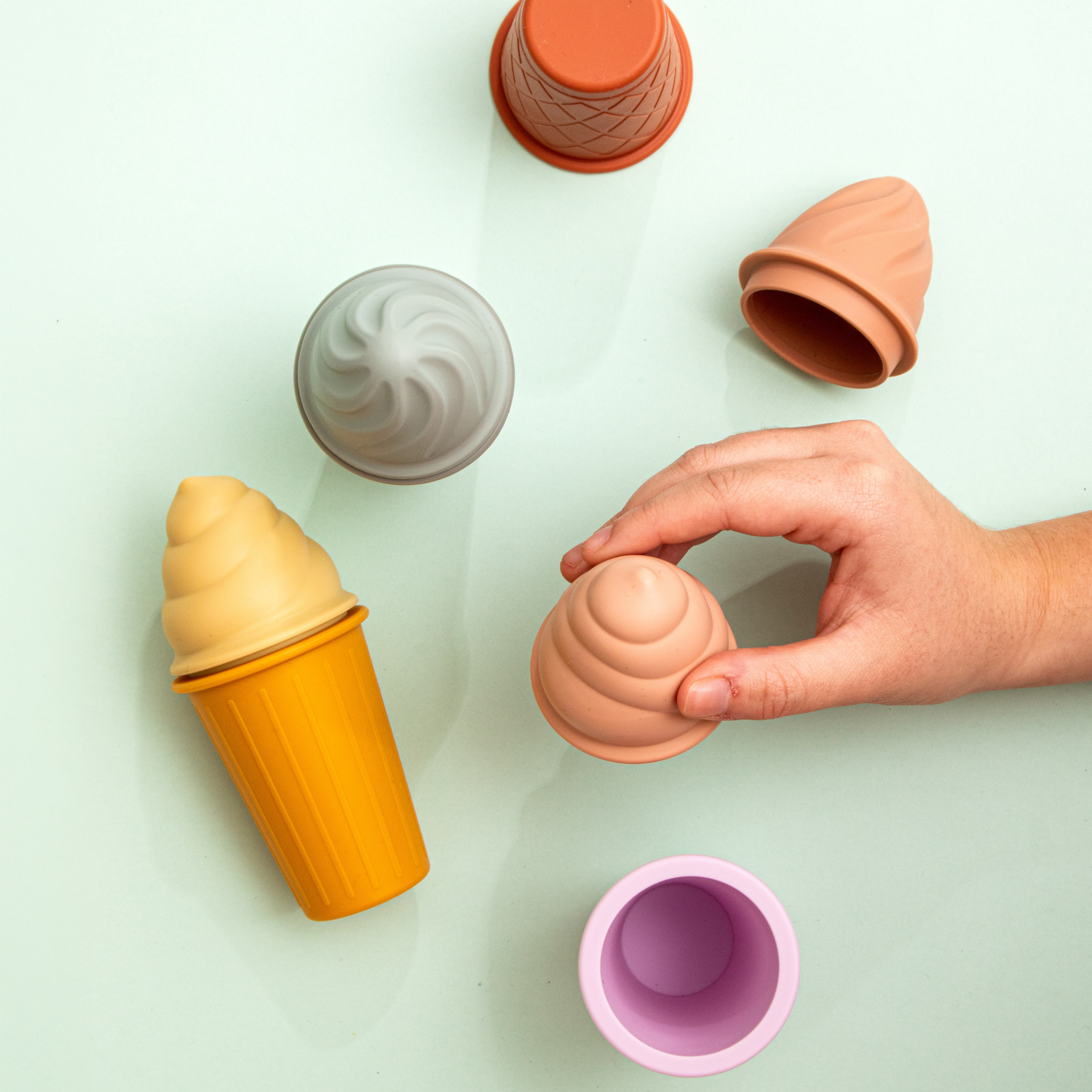 Silicone Ice Cream Toy Set