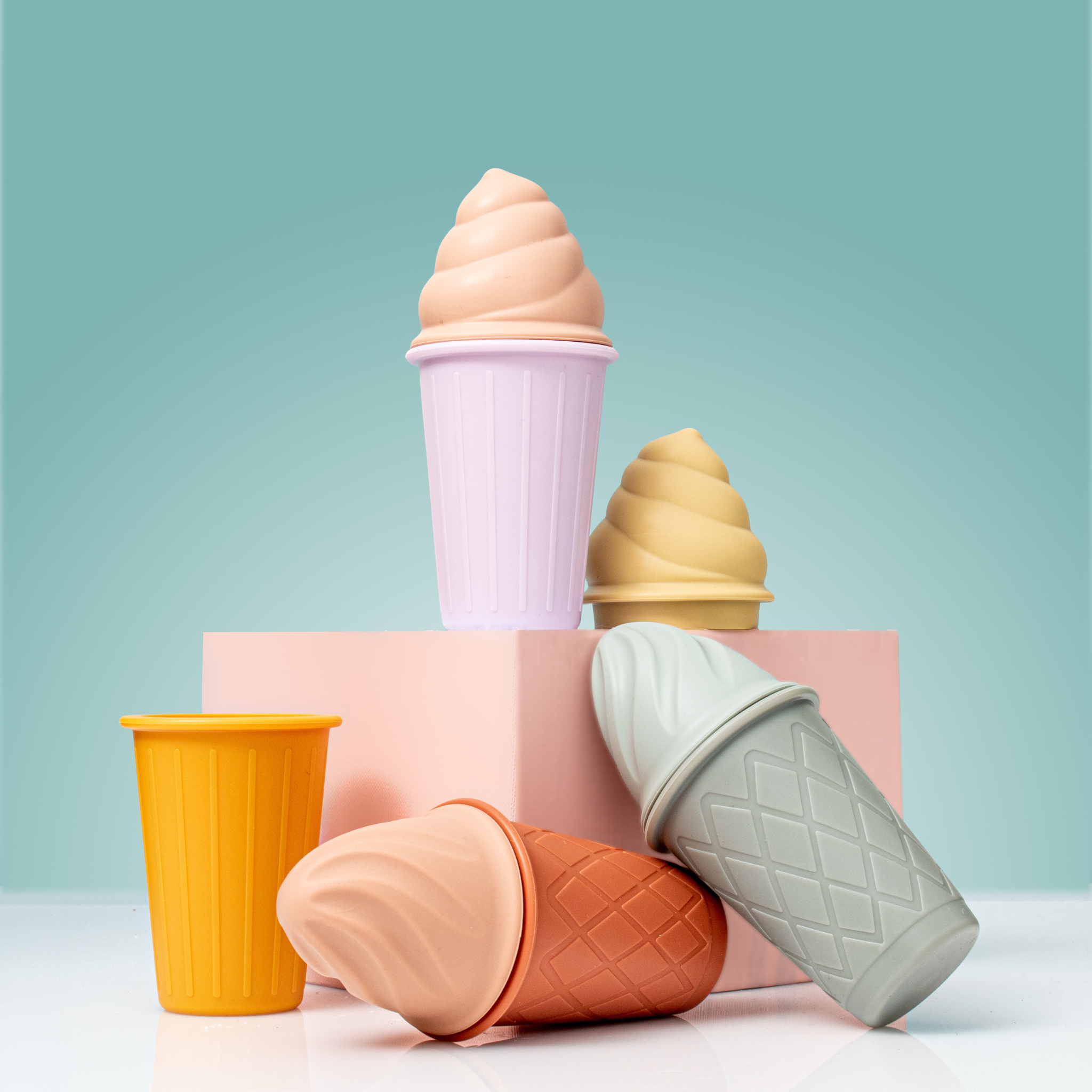 Silicone Ice Cream Toy Set