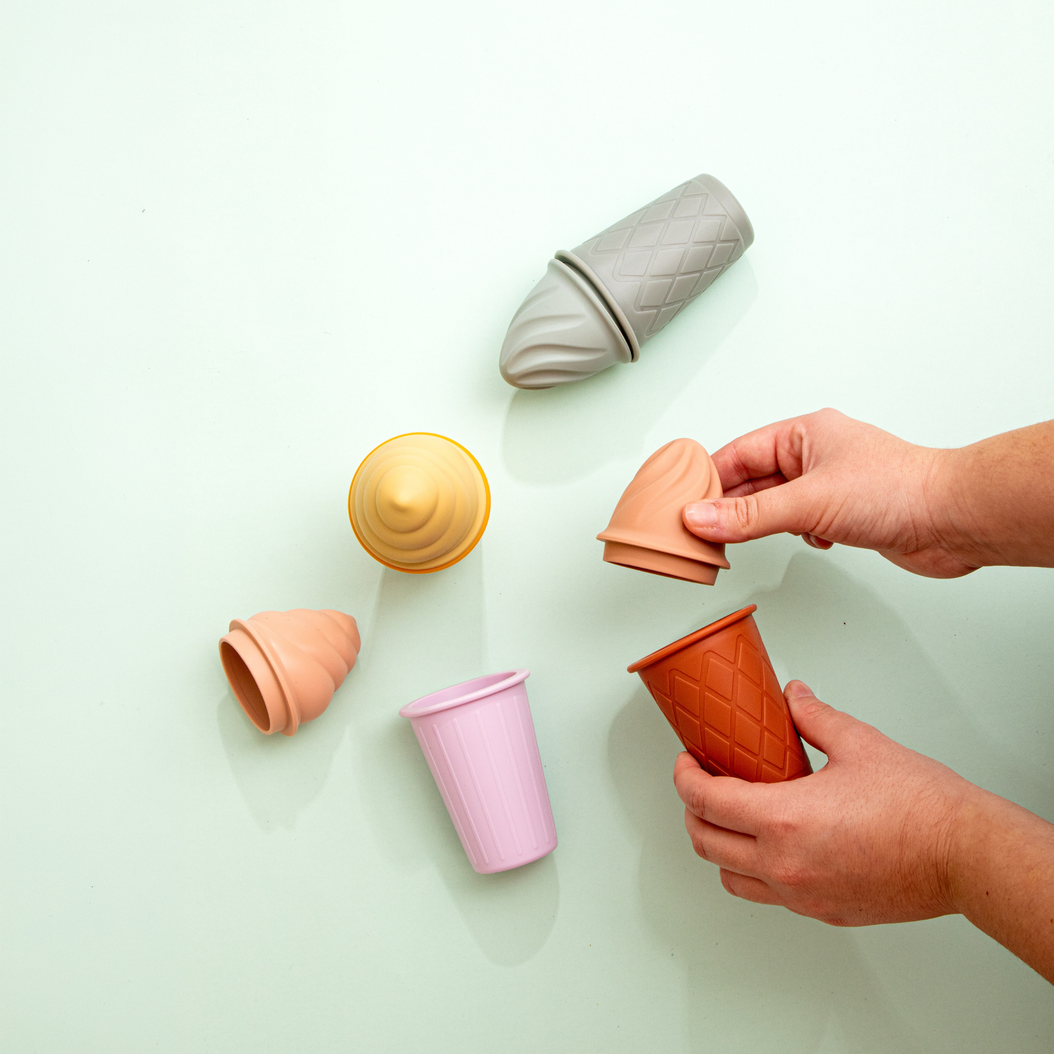 Silicone Ice Cream Toy Set