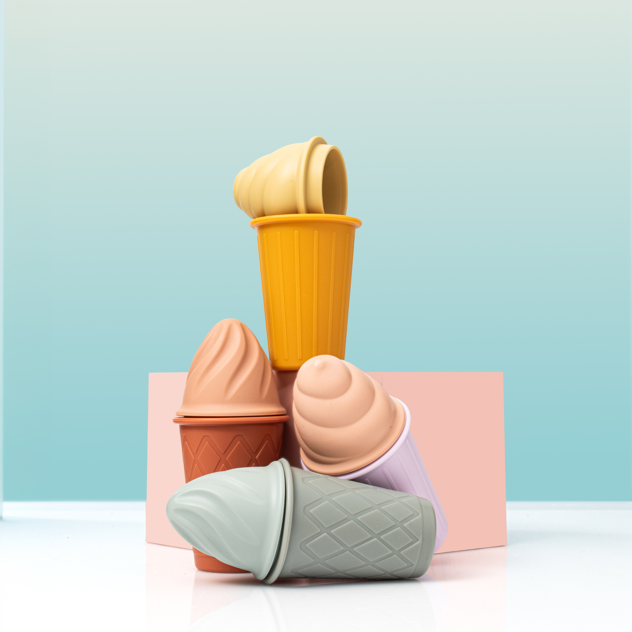 Silicone Ice Cream Toy Set